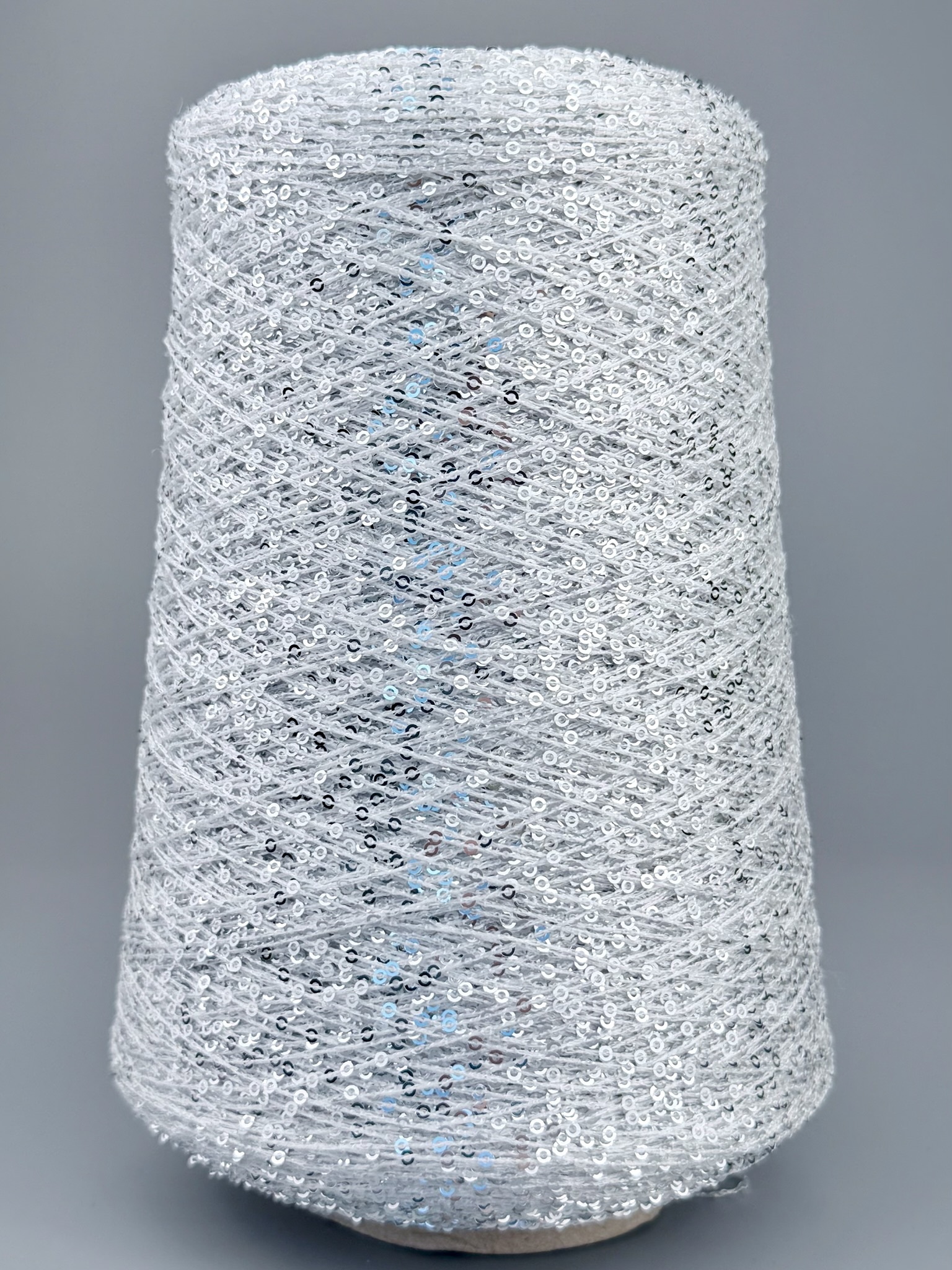 Cofil Antares Special – Fil décoratif à paillettes col. Argent brillant photo 2